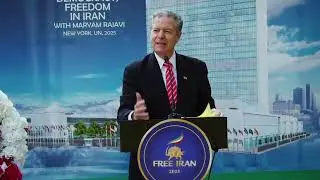 2025 Free Iran NY Rally Day 1 // Amb. Samuel Brownback Speech