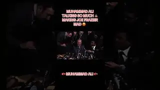 MUHAMMAD ALI TALKING SO MUCH 💩 MAKING JOE FRAZIER MAD 😡