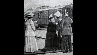 Princess Augusta of Cambridge (1822 - 1916) on Film, c. 1912