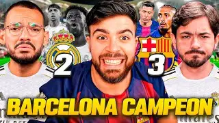 ¡BARCELONA SUPER-CAMPEÓN! VICTORIA ÉPICA 3-2 FRENTE AL REAL MADRID. DEBATE CON MADRIDISTAS DOLIDOS