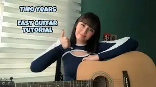 Two years - ROS&Eacute; - Easy guitar tutorial - four chords only!