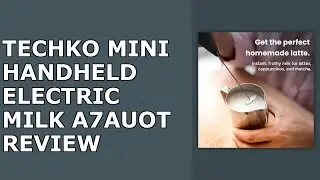 Techko Mini Handheld Electric Milk Frother Whisk &ndash; Battery Powered Foam Maker for Coffee, Review