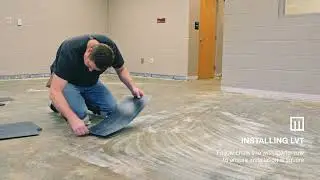 LVT Glue Down Installation
