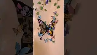 Diy butterfly home decor🦋 #diy  #art #homedecor