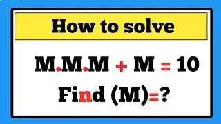 Math Olympiad | Can you solve this ❓| Math Olympiad Problem | Find M!! #maths #bemathssolution