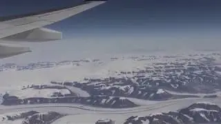 Captain Jokeswell Shows Greenland's Snowy Mountains And Icy Fjords From Miles Above