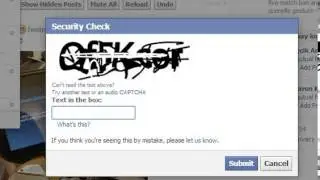Facebook Captcha sucks