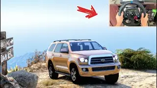 GTA 5 - Toyota Sequoia - OFF ROAD | Logitech g29 gameplay