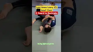K Guard to Backtake с Леви Джонсом Лири против Джозефа Чена #kguard #backtake #bjj