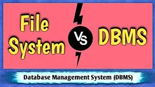 File System vs DBMS | Disadvantages of File System | Disadvantages of File Processing System | DBMS