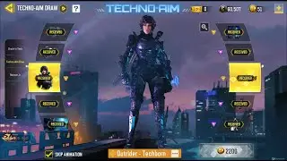 COD Mobile Techno Aim Full Lucky Draw