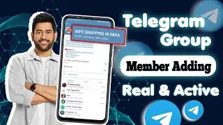Telegram Member Adding Start || Telegram Group Members Add Real And Active 29 May 2024