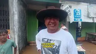 LURAH JUJUN BERGEGAS HAMPIRI WARGA CISALAK MARGAKAYA YANG TERDAMPAK BANJIR,