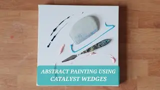 Easy Abstract Painting / Just playing around with Paints / Daily Art Therapy #Asmr #anjalifineartist