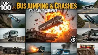 TOP 100 BeamNG Drive Bus Crashes &ndash; School Bus Crash Test & Crazy Crashes