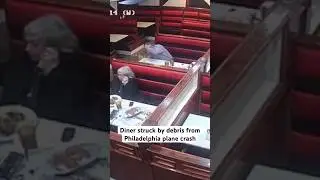 Philadelphia plane crash: Diner struck by debris from plane crash