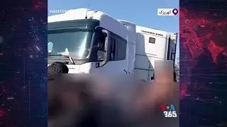 ویدئویی تکان‌دهنده از صف کامیون‌های حمل جنازه در پزشکی قانونی کهریزک