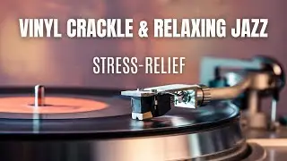 Stress Relief, Relax & Unwind, Vinyl Spinning, Crackle, Soothing Jazz Music, Mindfulness, Calming