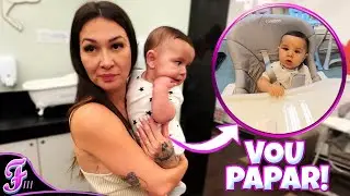 NOVA CADEIRINHA DE COMIDA DO RAVI! - Fran Japa