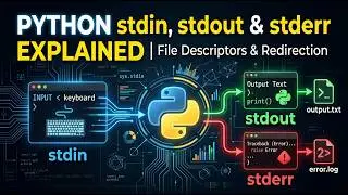 29 🐍 Python stdin, stdout & stderr Explained | File Descriptors and Output Redirection