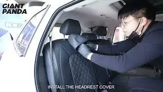 How to install GIANT PANDA Honda CRV 2023-2026 Custom Seat Covers (Faux Leather)