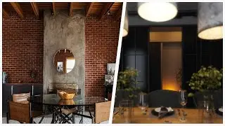 75 Industrial Brick Wall Dining Room Design Ideas You'll Love 🪴
