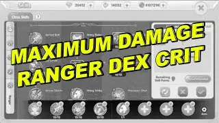 SET SKILL RANGER DEX FOR MVP | RAGNAROK X NEXT GENERATION | #ROX