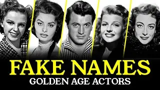 FAKE Name Changes of Golden Age Hollywood Actors Exposed