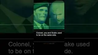 Colonel A.I HATES Solid Snake 😲 - Metal Gear Solid 2 (2001) #metalgearsolid #shorts
