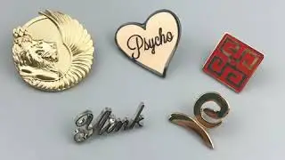 Metal pin badge video for your reference