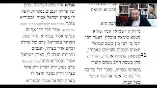 Yerushalmi - Masechet Orlah Daf 40b to 42a תלמוד ירושלמי Harav Yitzchok Chaim Dovid Cohen