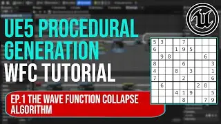 UE5 Procedural Generation in Blueprints &ndash; Ep. 1: The Wave Function Collapse Algorithm
