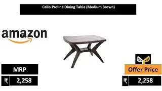 Cello Proline Dining Table Medium Brown