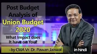 Post Budget Analysis of Union Budget 2020