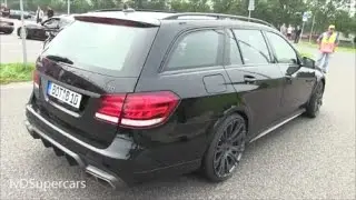 730 HP Brabus E63 AMG  - LOUD Start-Up, Revs & Acceleration!