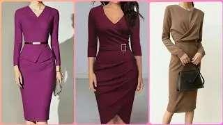 Classy office wear bodycon Pencil dresses/ideas for business women