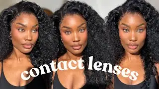 My First Time Wearing Colored Contacts 👀 | TTDEYE Honest Review