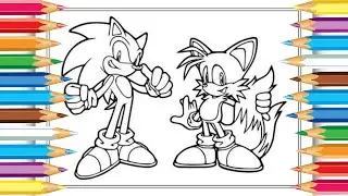 Sonic and Miles &ldquo;Tails&rdquo; Prover Coloring pages