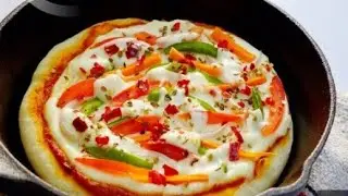 ATA pizza 100%Parfact बो भी तवा पर l no yeest no ovan pizza recipe Minto me banana sikhe l