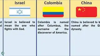 comparison: Each country is described in one word #comparison #datacomparison #data