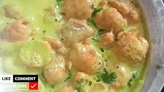 Soft Pakoda Kadhi Banane ka Sabse Asan Tarika ✨ 🍲 #recipe#viralvideo 