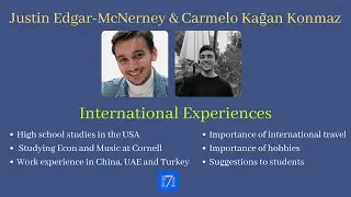 Justin Edgar-McNerney and International Experiences