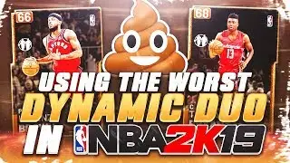 CAN I WIN WITH THE WORST DYNAMIC DUO IN NBA2K19?!? NBA2K19 MyTeam