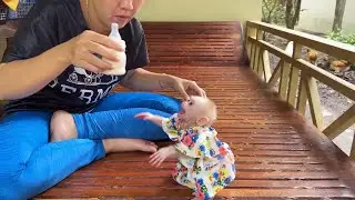 Impatient Chichi Cr-y Loud Anqry Mom Advice Her Wait Milk