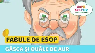 Gâsca și ouăle de aur | Fabule de Esop | Povești în limba română | @copilcreativ