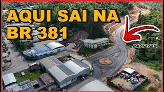 LIGAÇÃO do DISTRITO INDUSTRIAL 1 à  BR 381 ESTA SENDO PAVIMENTADA, TÉRMINO EM 2026. 24/12/25