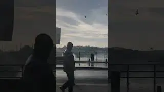 Sahilde dev dalgalar herkezi ıslattı
