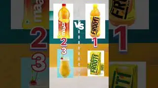 Maaza V/s Frooti 😋😋  #shorts || #comparison || #trending || #like #subscribe || @ALLOT_BREAK