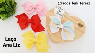 La&ccedil;o Ana Liz na fita n&deg;9 (  Ribbon Bow)