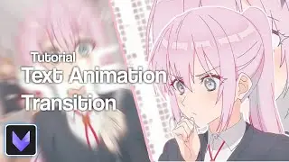 Tutorial Text Animation Transition in Vivacut | Vivacut Tutorial